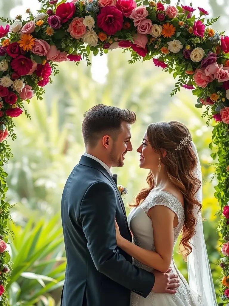 A heartwarming image of a bride and groom during their wedding, capturing a candid and emotional moment, reflecting the artistry of wedding photography.